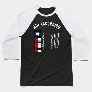 Texas Flag Air Accordion Clothing | Tejano Gift | Mexican Baseball T-Shirt